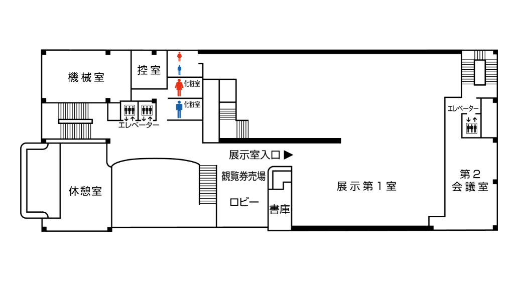 図：2階フロアマップ